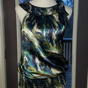 Silk blouse multicolor